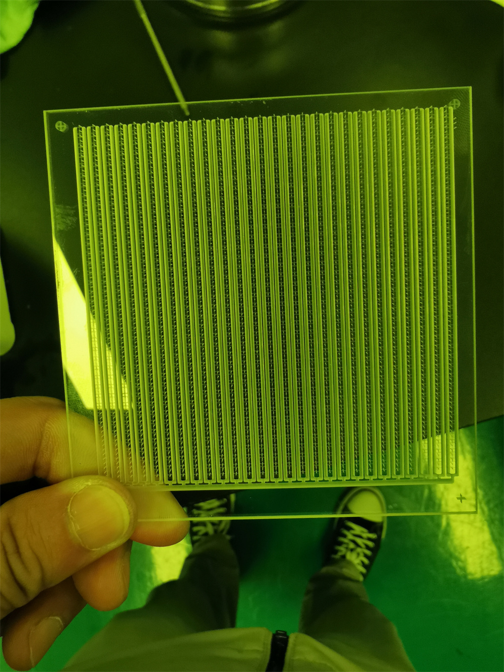 玻璃激光加工样片