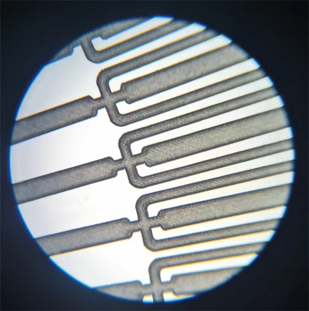 玻璃激光蚀刻显微效果展示