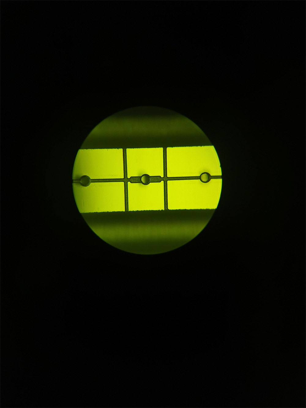 激光打孔效果样片