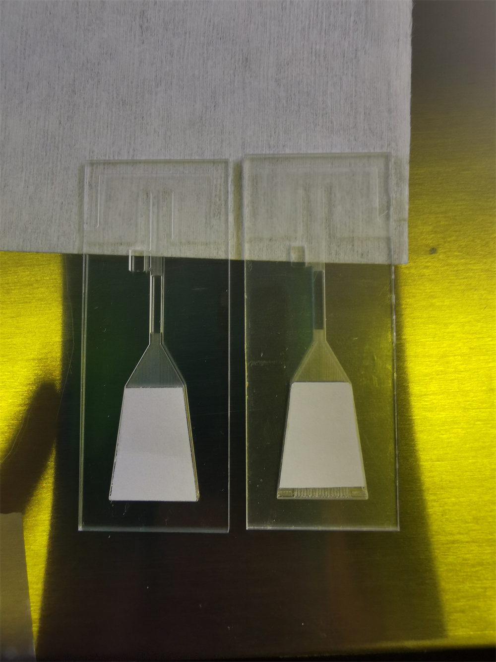 PC塑料夹膜芯片封装样品